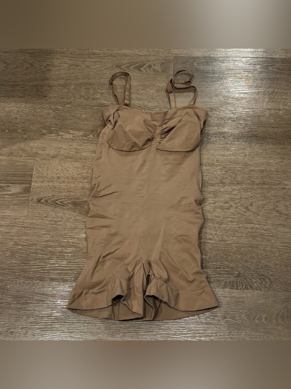 Women’s Shapewear Bodysuit — Tan Comfortable Support